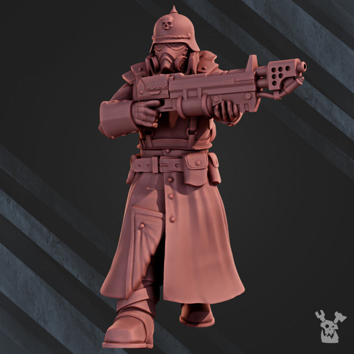 Unpainted 2nd Death Division flamer