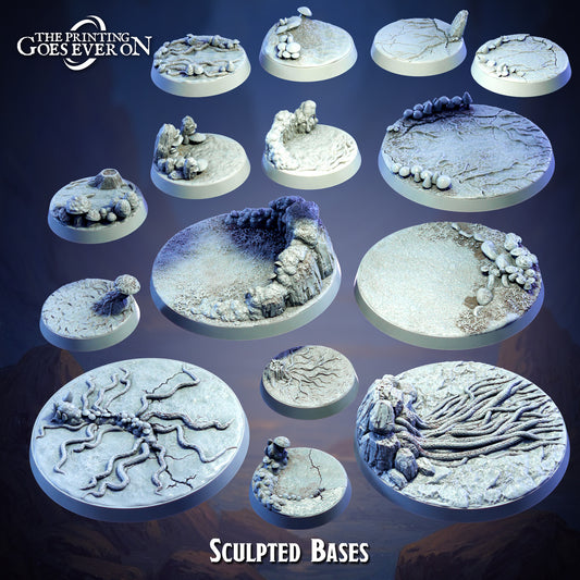 Unpainted Bases Pack 15 pack
