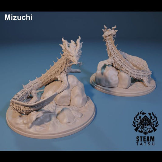 Unpainted  Mizuchi  Water Spirit Model for Enthusiasts