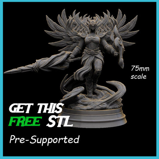 Unpainted Teya Sacred Valkyrie