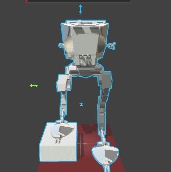 Unpainted Star wars AT-ST