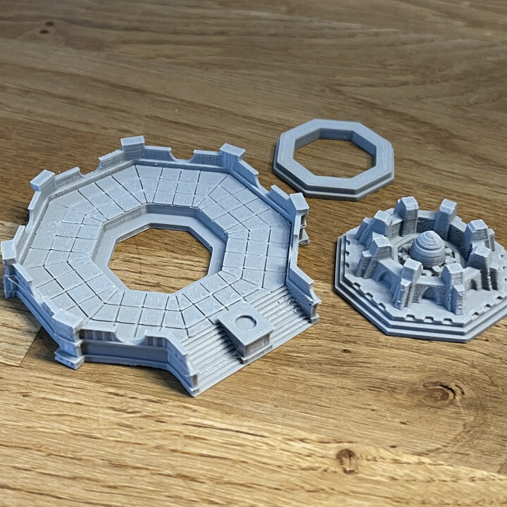 Unpainted missile silo and bunker