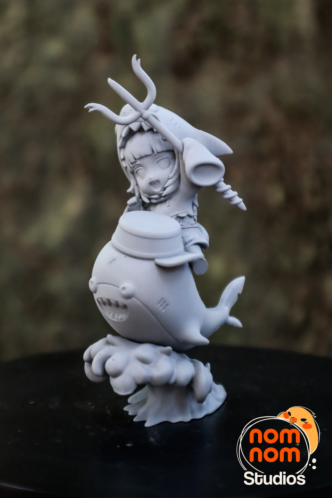 Unpainted Nom Nom Gawr Gura