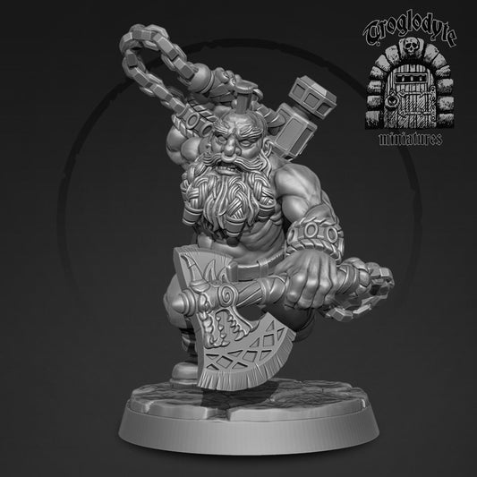 Unpainted Dwarf berserker goblin bane