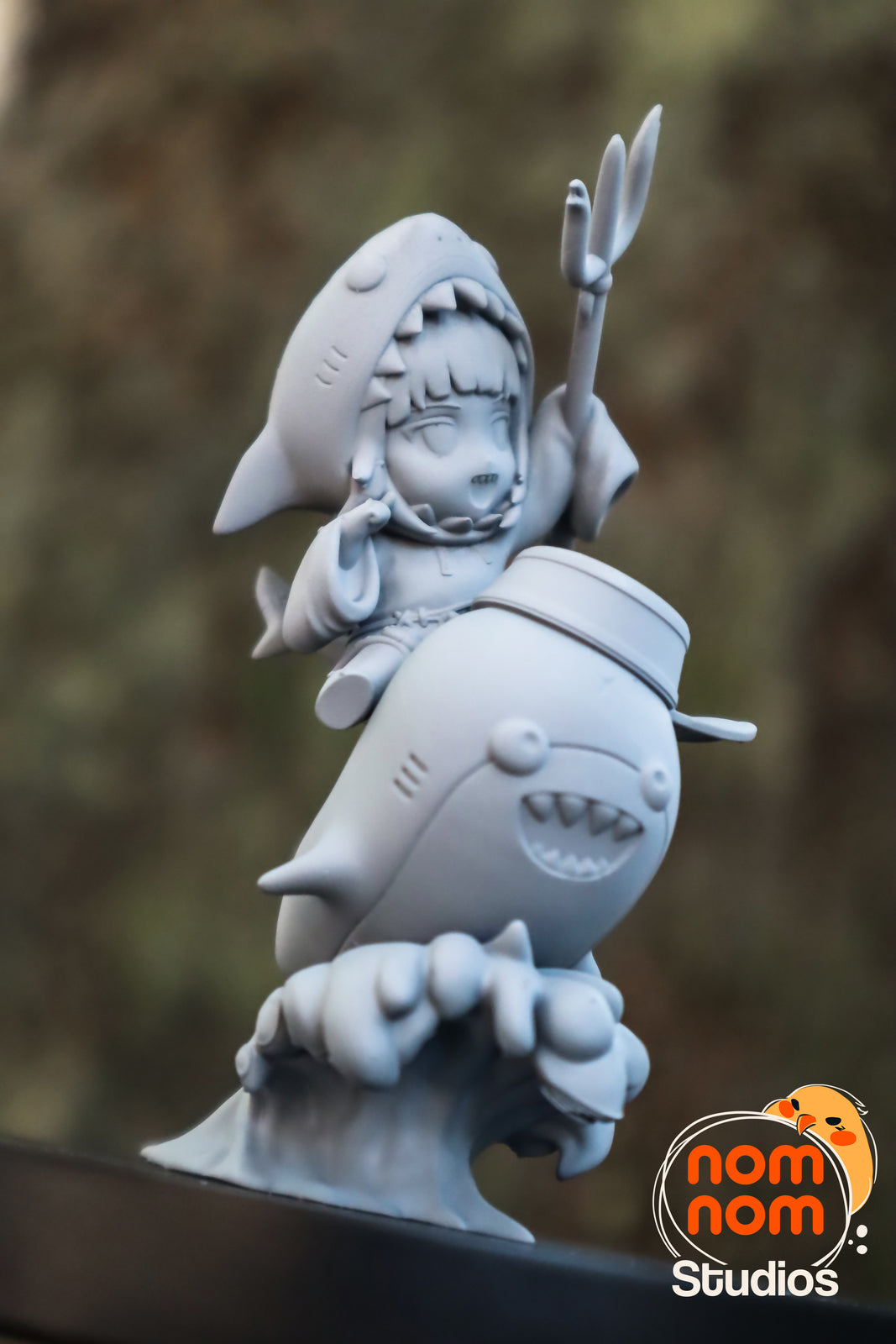 Unpainted Nom Nom Gawr Gura