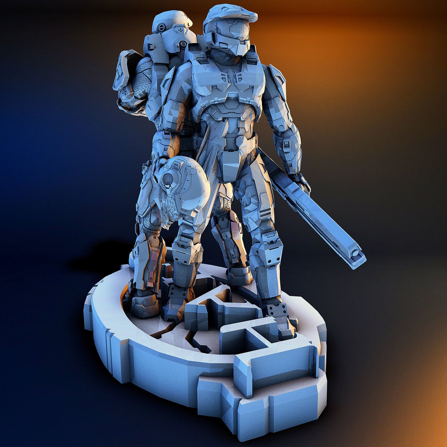 Unpainted Halo war