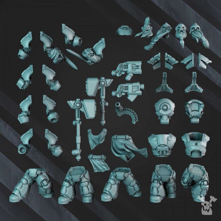Unpainted Black Mountain Guardians