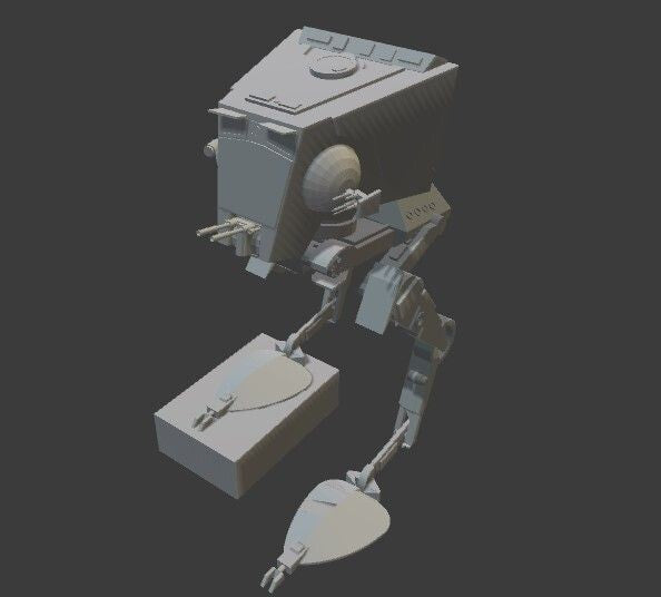 Unpainted Star wars AT-ST