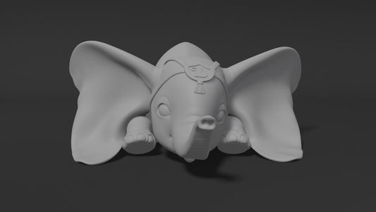Unpainted Baby Dumbo 