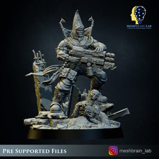 Unpainted Imperial inquisitor Torquemada