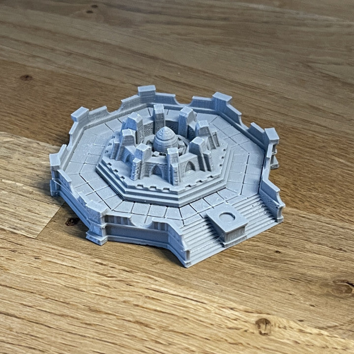 Unpainted missile silo and bunker