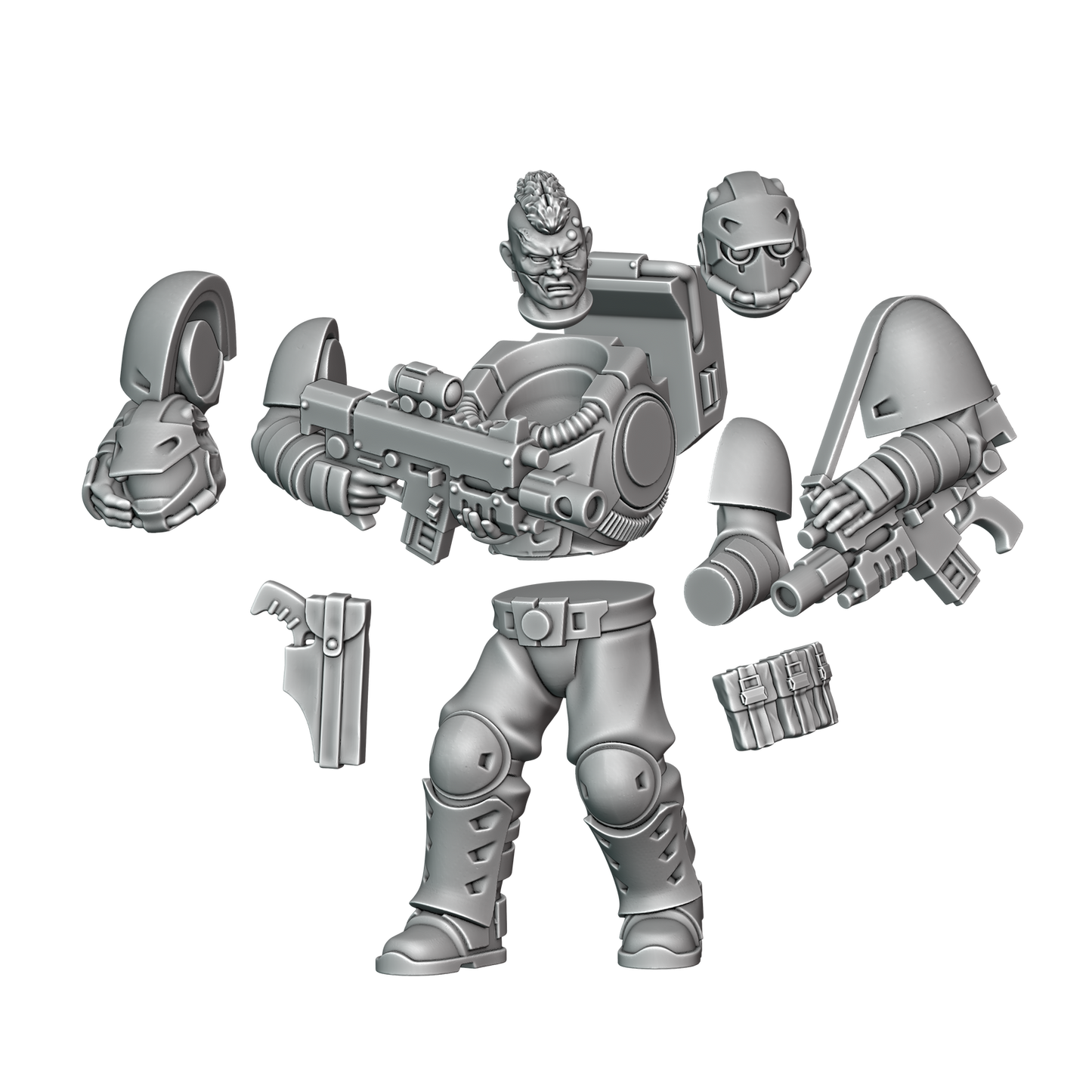 Unpainted Thunder Recon Rangers