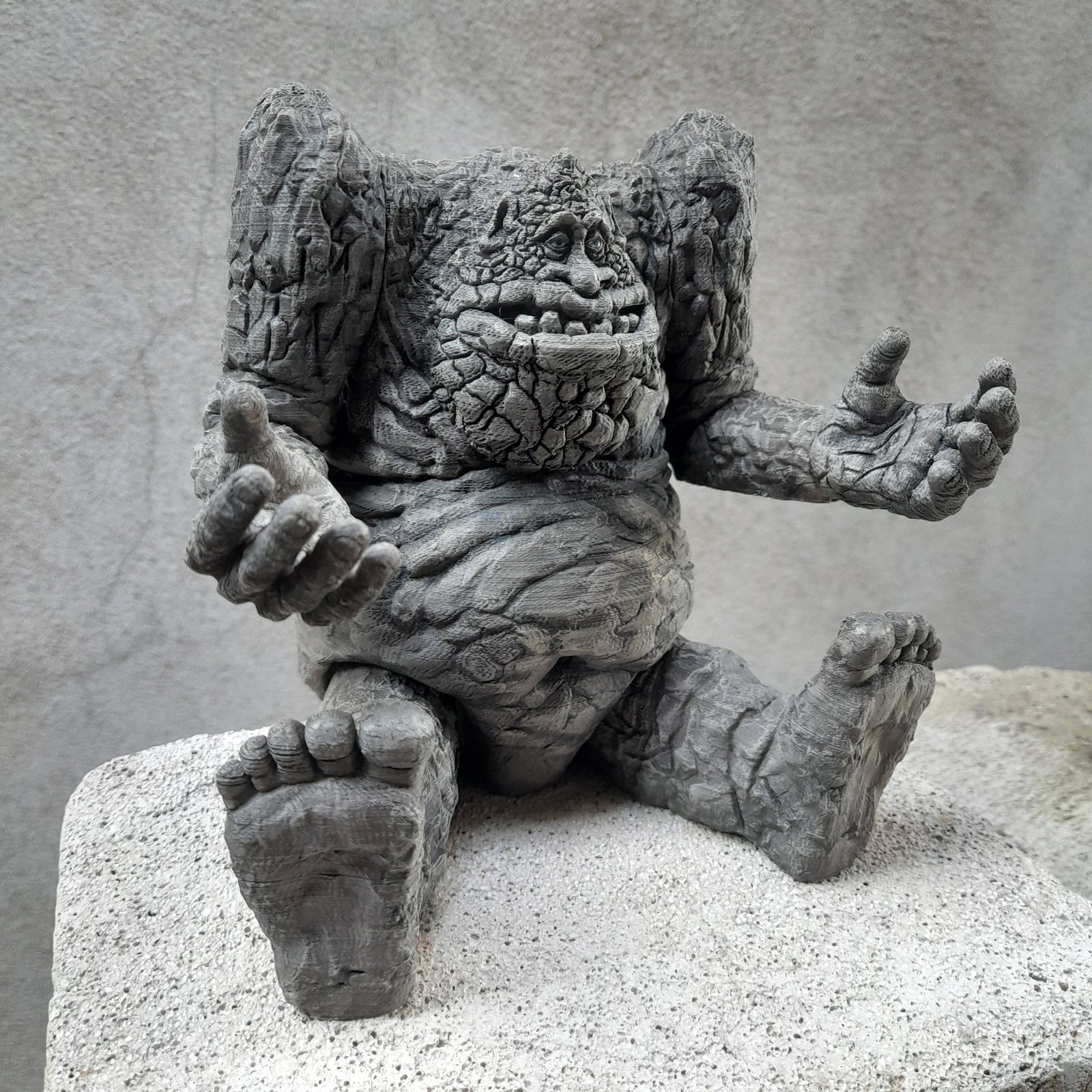 Unpainted Never Ending Story Rockbiter Articulated