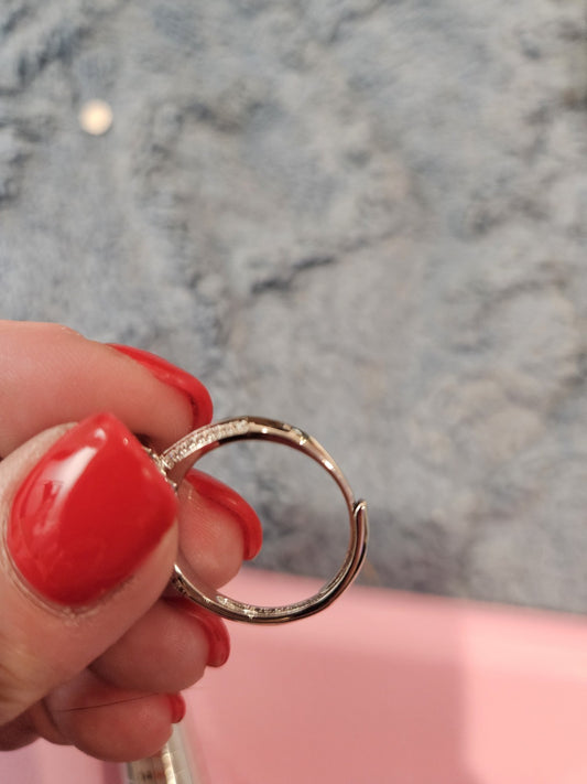 Adjustable Moissanite Ring