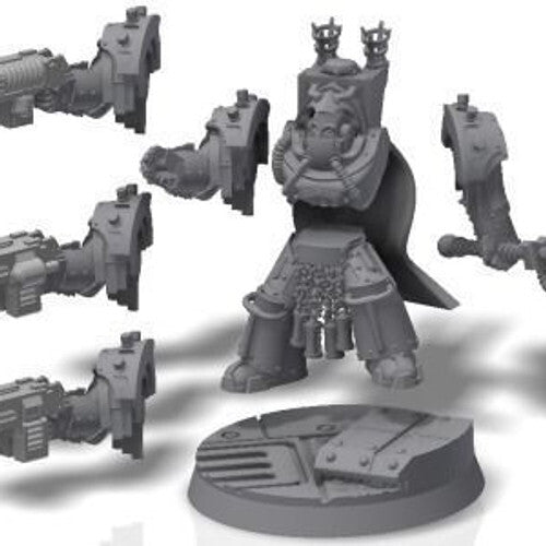 Unpainted Psychic Heavy Trooper