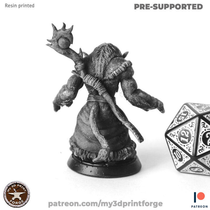 Unpainted Tauren Druid Casting