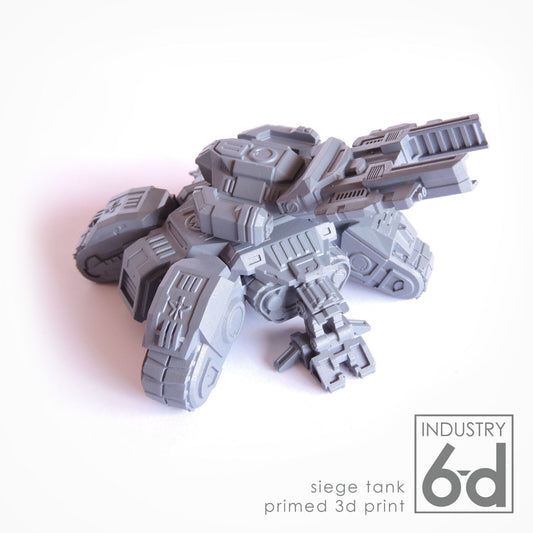 Unpainted Siege Tank 