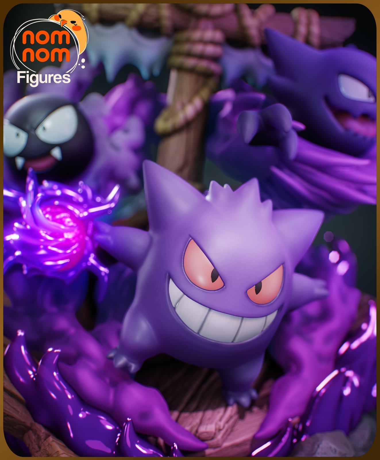 Unpainted Nom Nom Ghost Pokemon