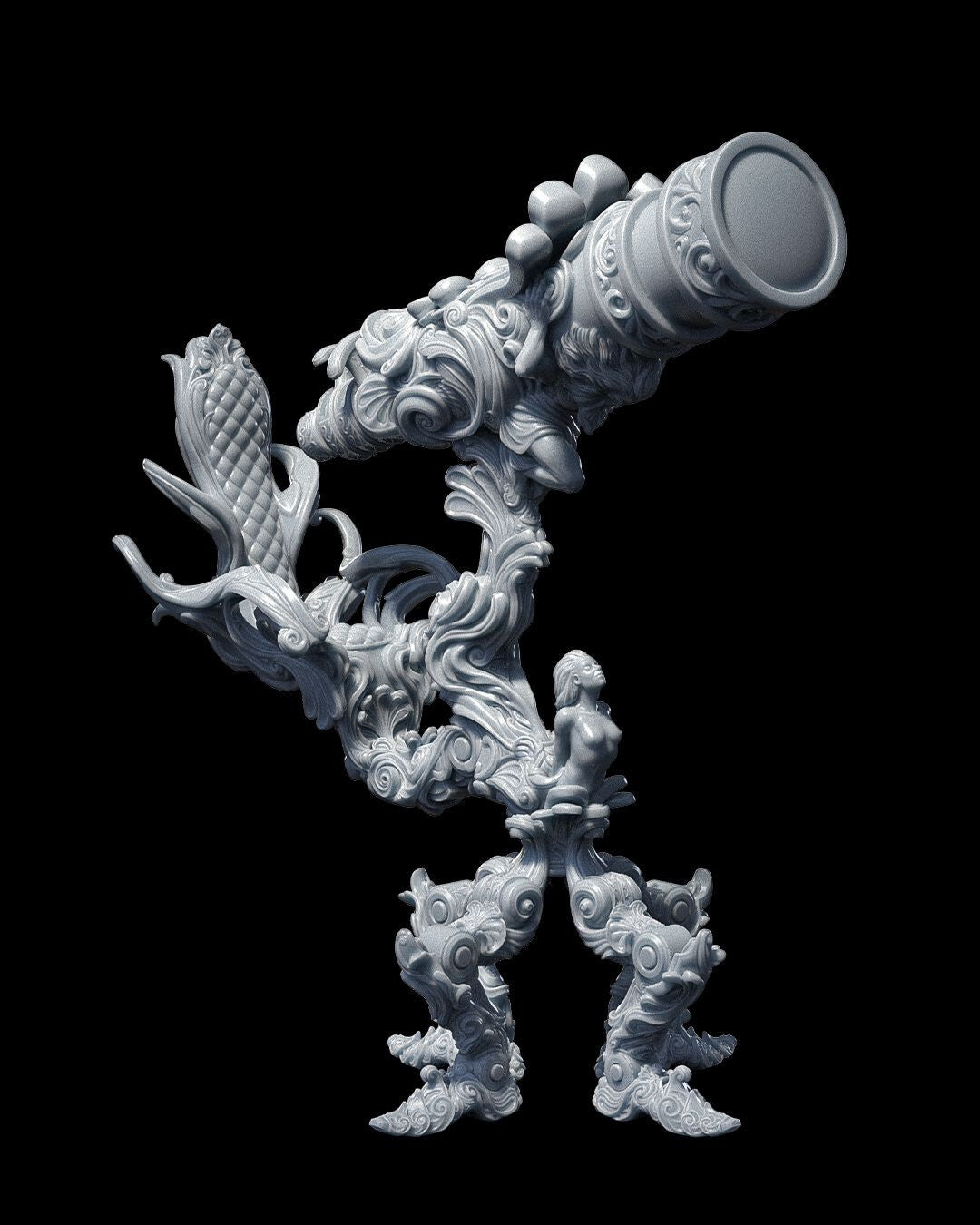 Unpainted Props - The Bestiarium of The Mad Scholar