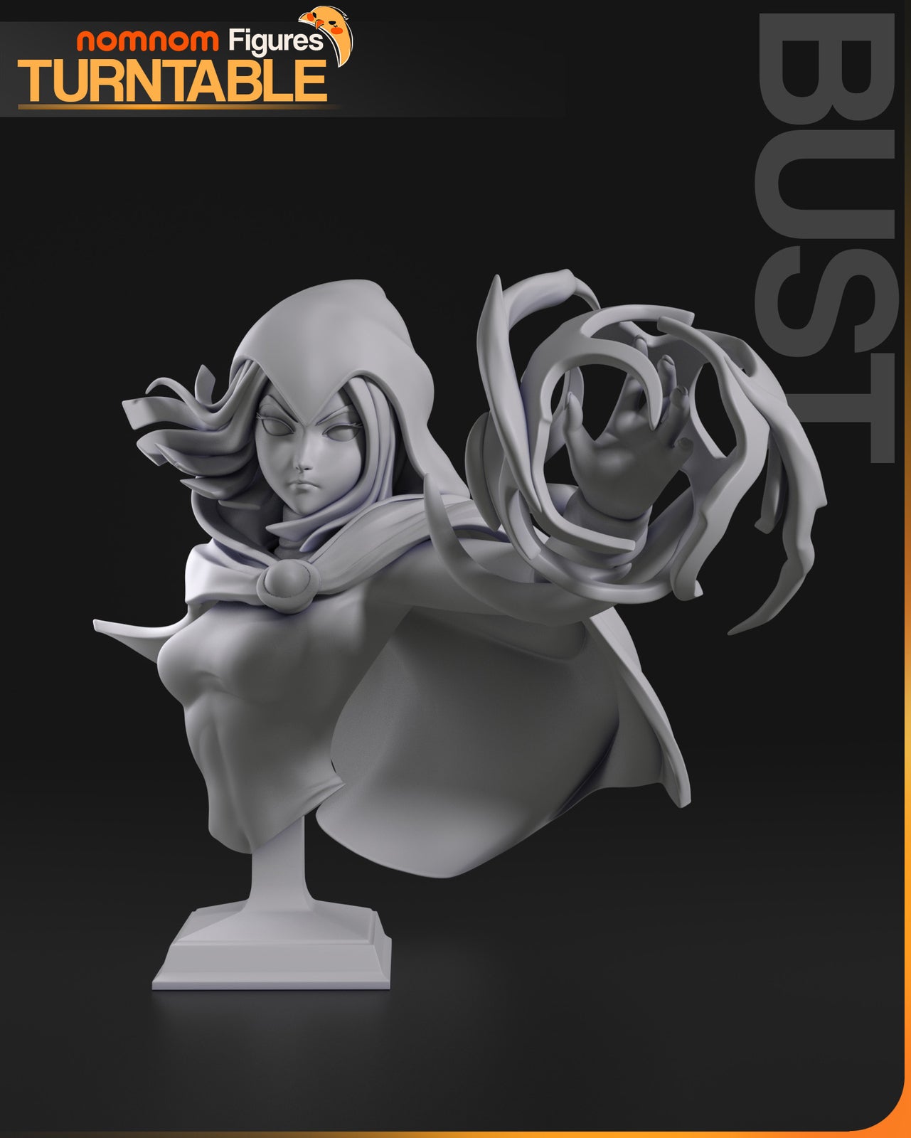 Unpainted Raven Teen Titan Nom Nom