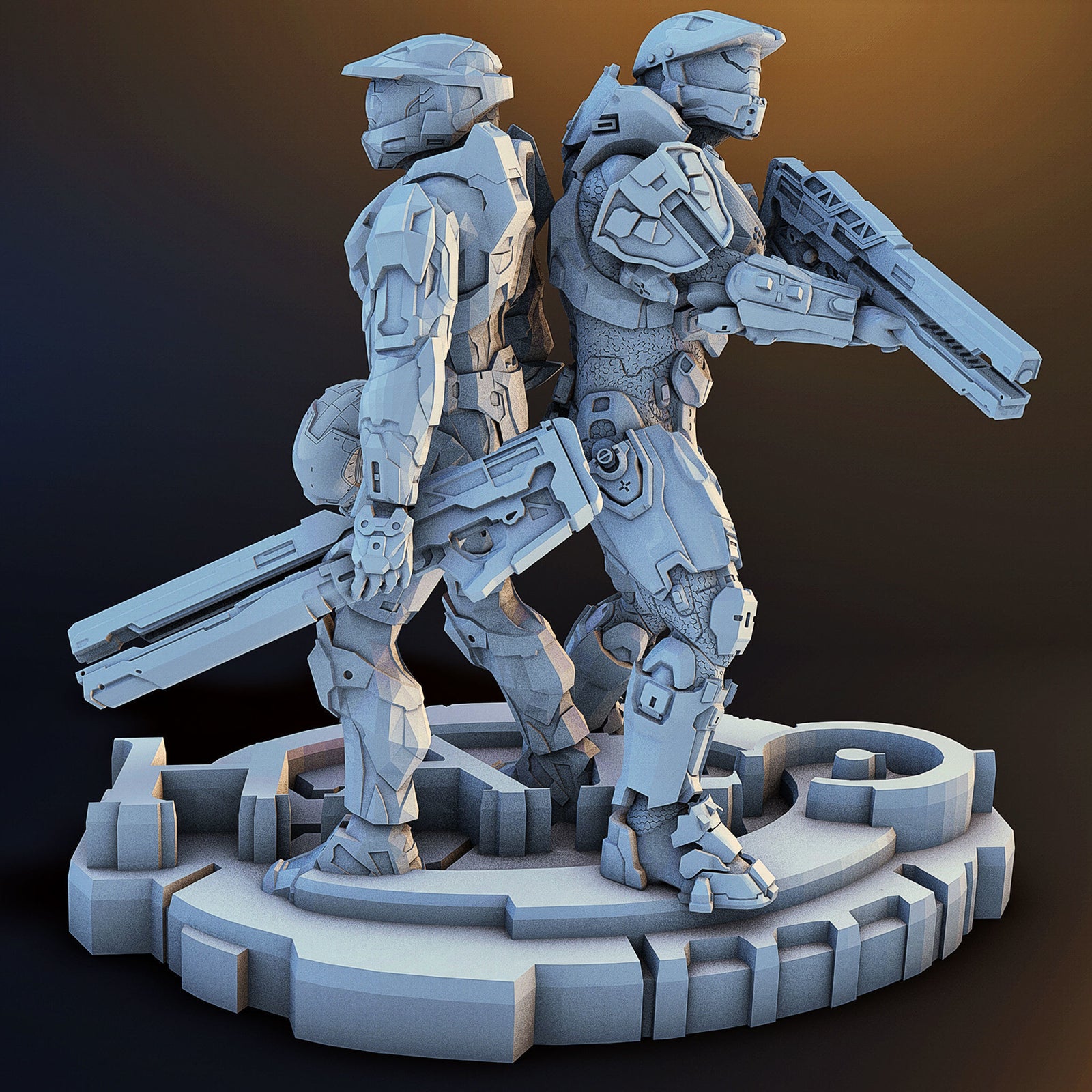 Unpainted Halo war