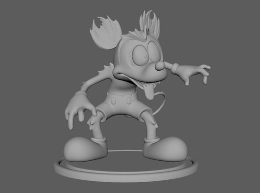 Unpainted Runaway Brain Mickey