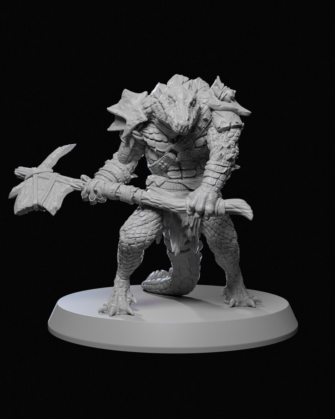 Unpainted Arak Warrior 03