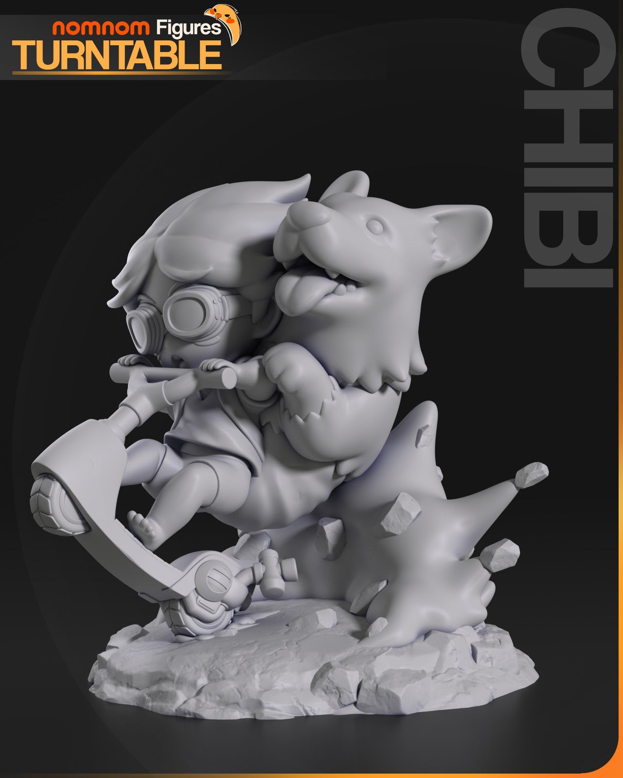 Unpainted Ein and Edward Cowboy Bebop