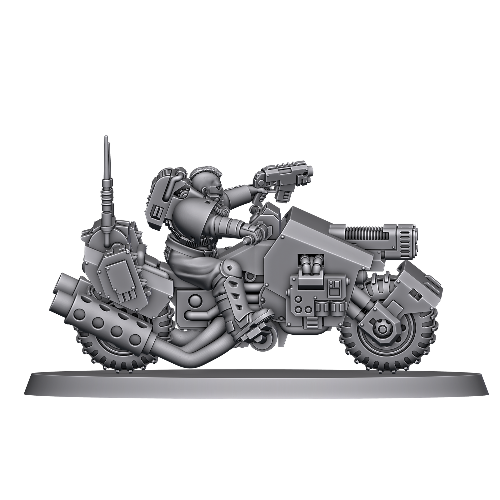 Unpainted Thunder Recon Biker