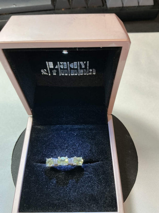 Citrine ring in silver