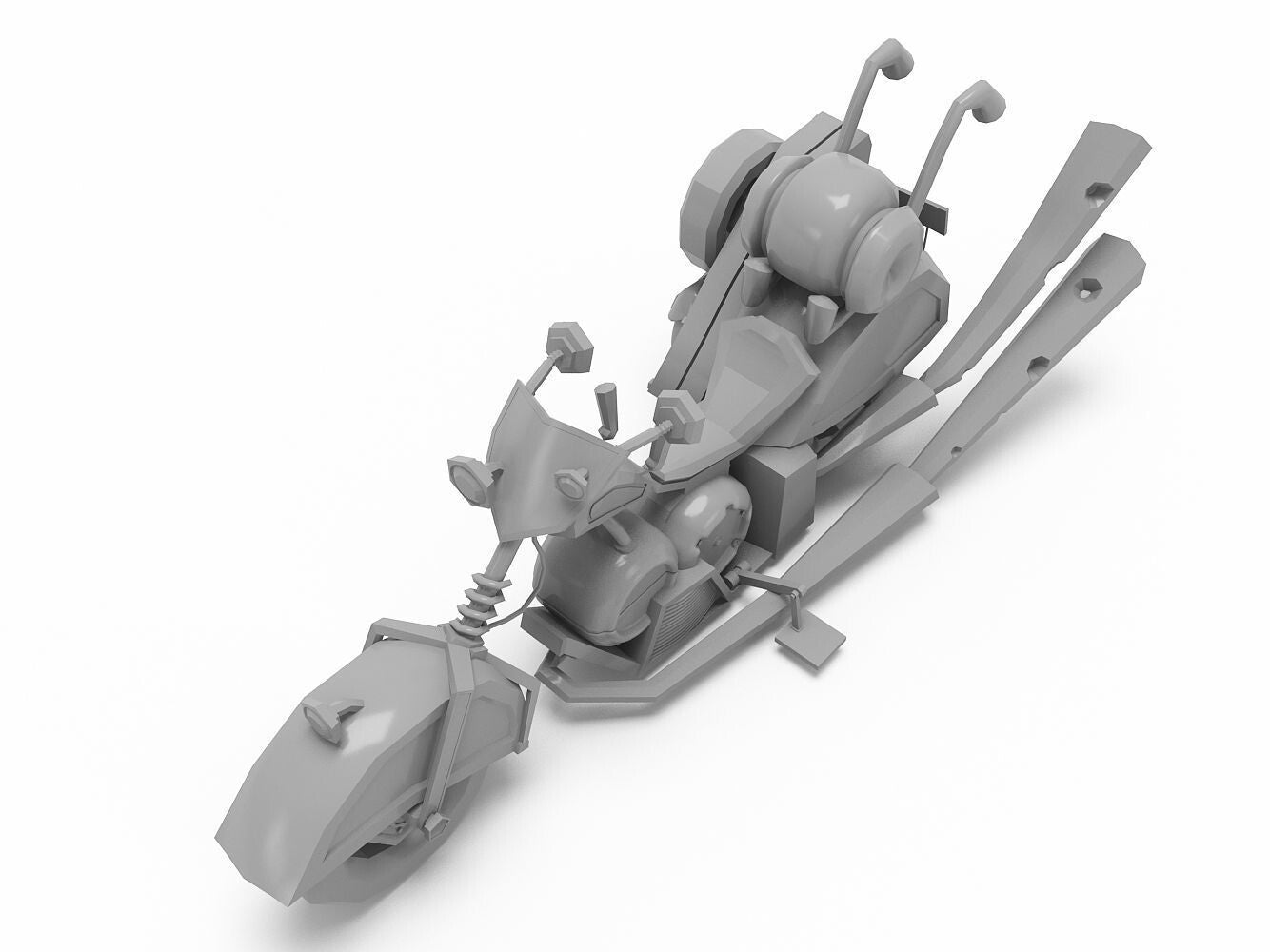Unpainted Mechano Hog