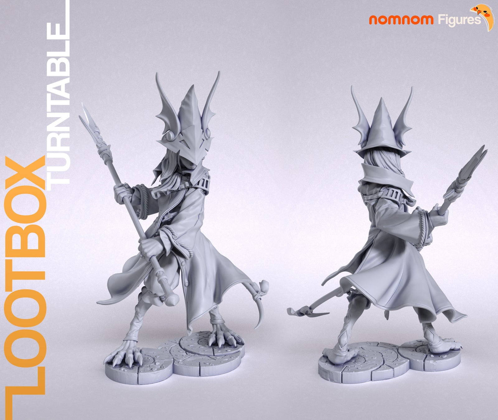 Unpainted Nom Nom Freya Crescent FFIX