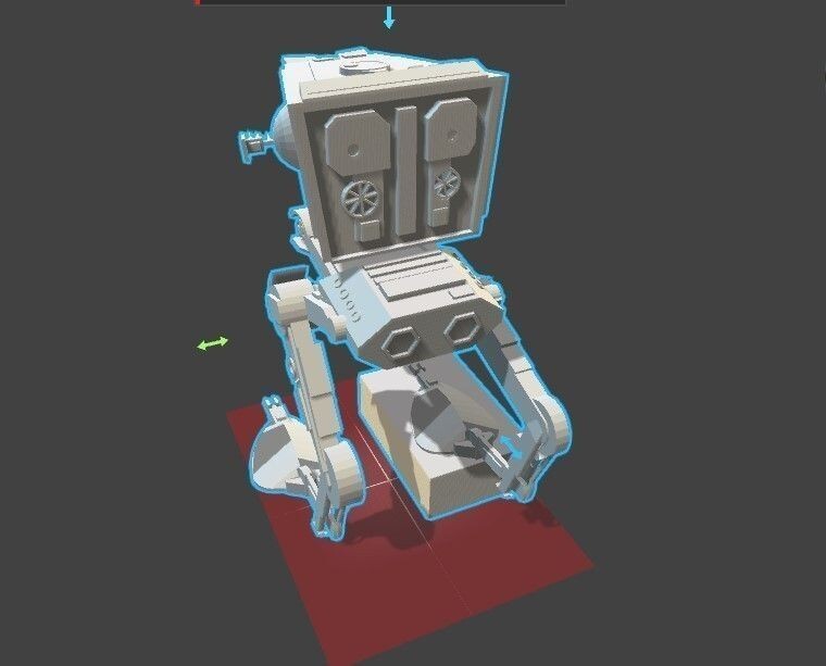 Unpainted Star wars AT-ST