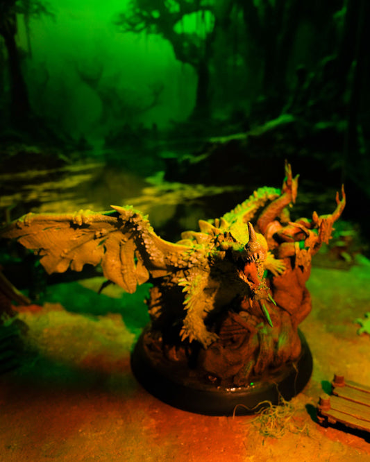 Unpainted The Marsh Dragon - Boss