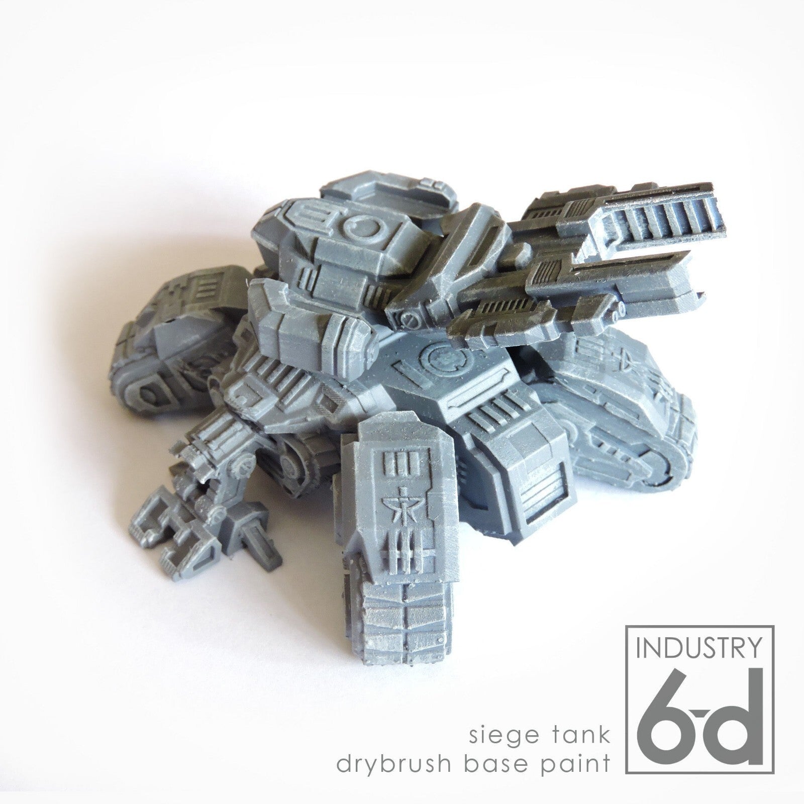 Unpainted Siege Tank 