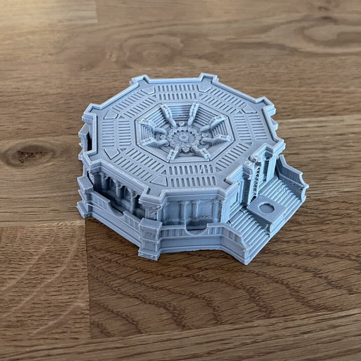Unpainted missile silo and bunker