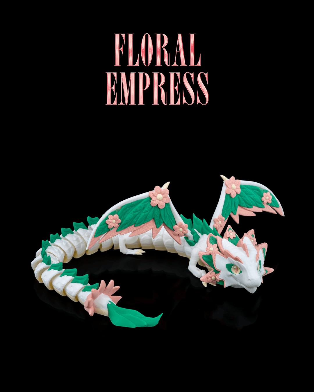 Unpainted Floral Empress - Exquisite 3D Model for Stunning Prints