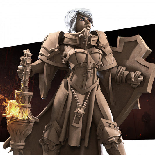 Unpainted Diana, the War Sister Purifier