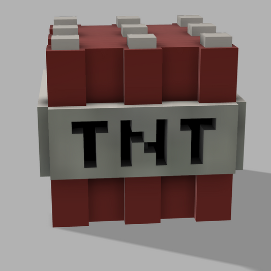 Unpainted Minecraft TNT  Key Cap