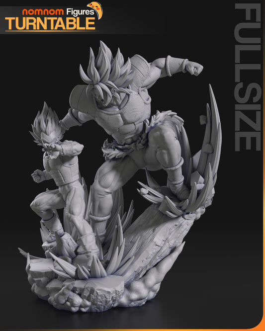 Unpainted Nom Nom Vegeta vs Brody image 0