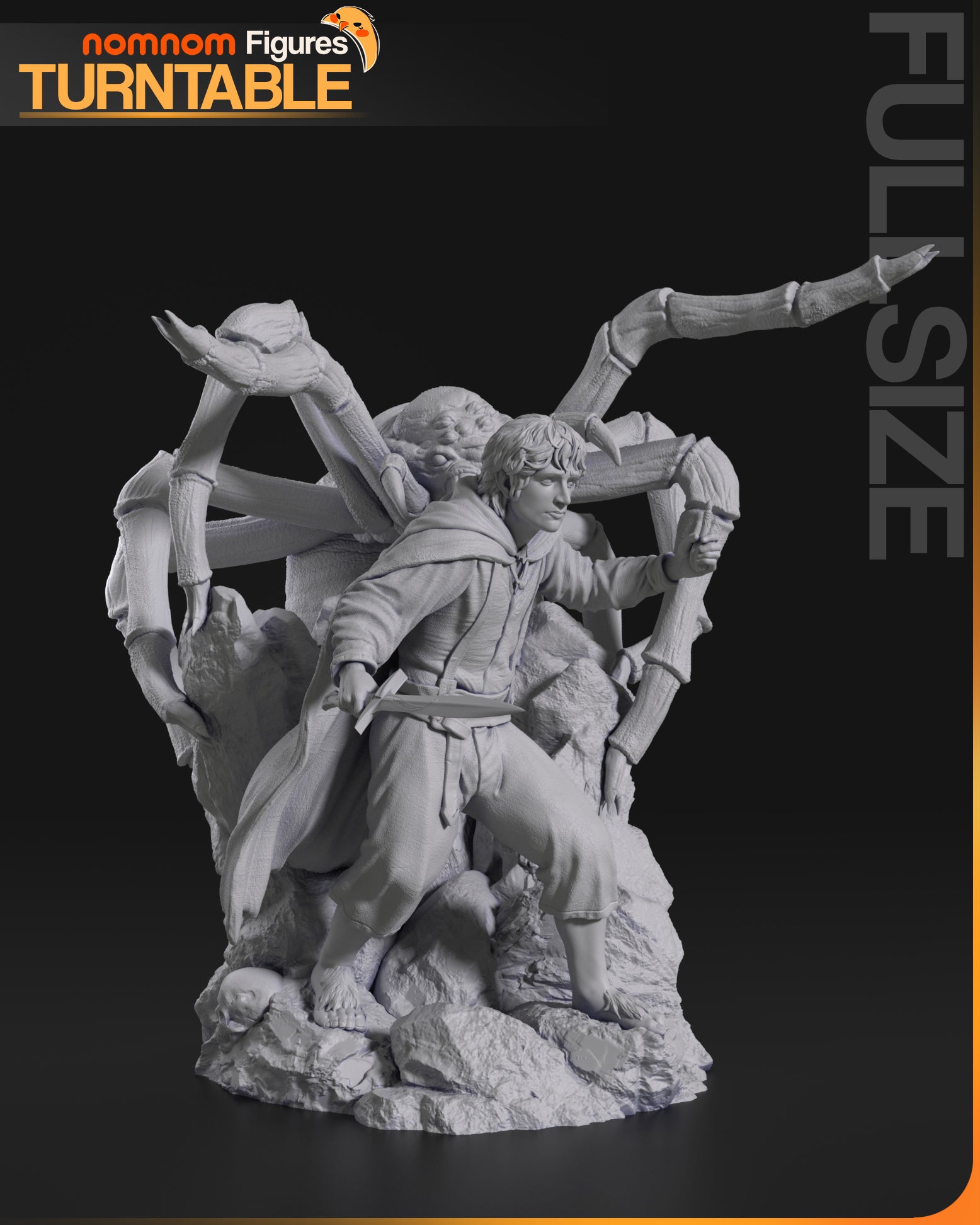 Unpainted Nom Nom Frodo Baggins LOTR image 4