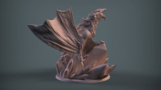 Unpainted Young Air Dragon image 0