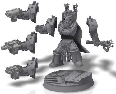 Unpainted Psychic Heavy Trooper image 0