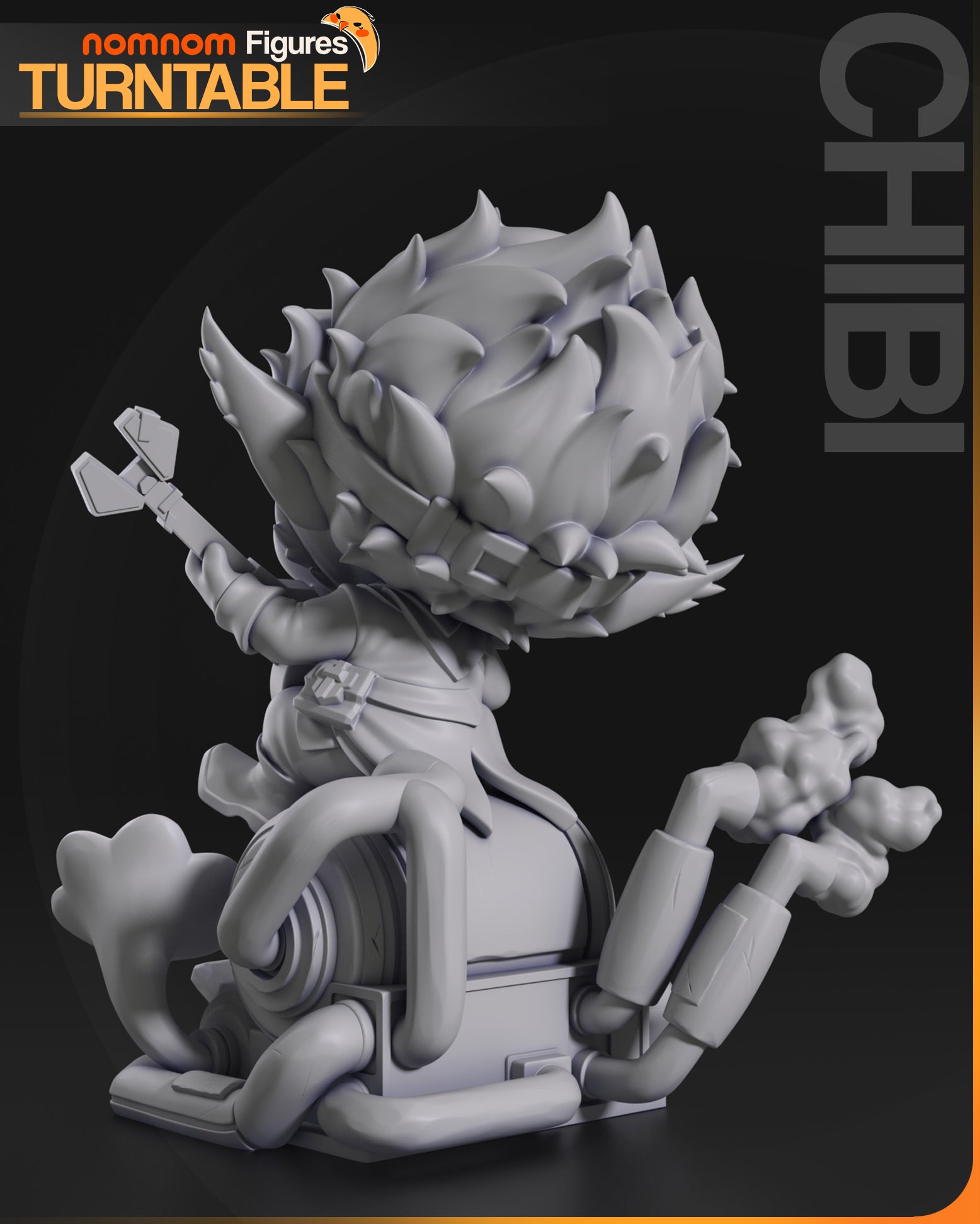 Unpainted Nom Nom Chibi Heimeredinger Arcane image 3