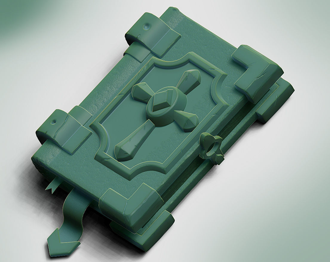 Unpainted Medieval Book image 1