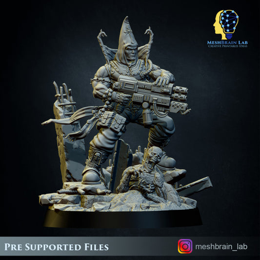 Unpainted Imperial inquisitor Torquemada image 0