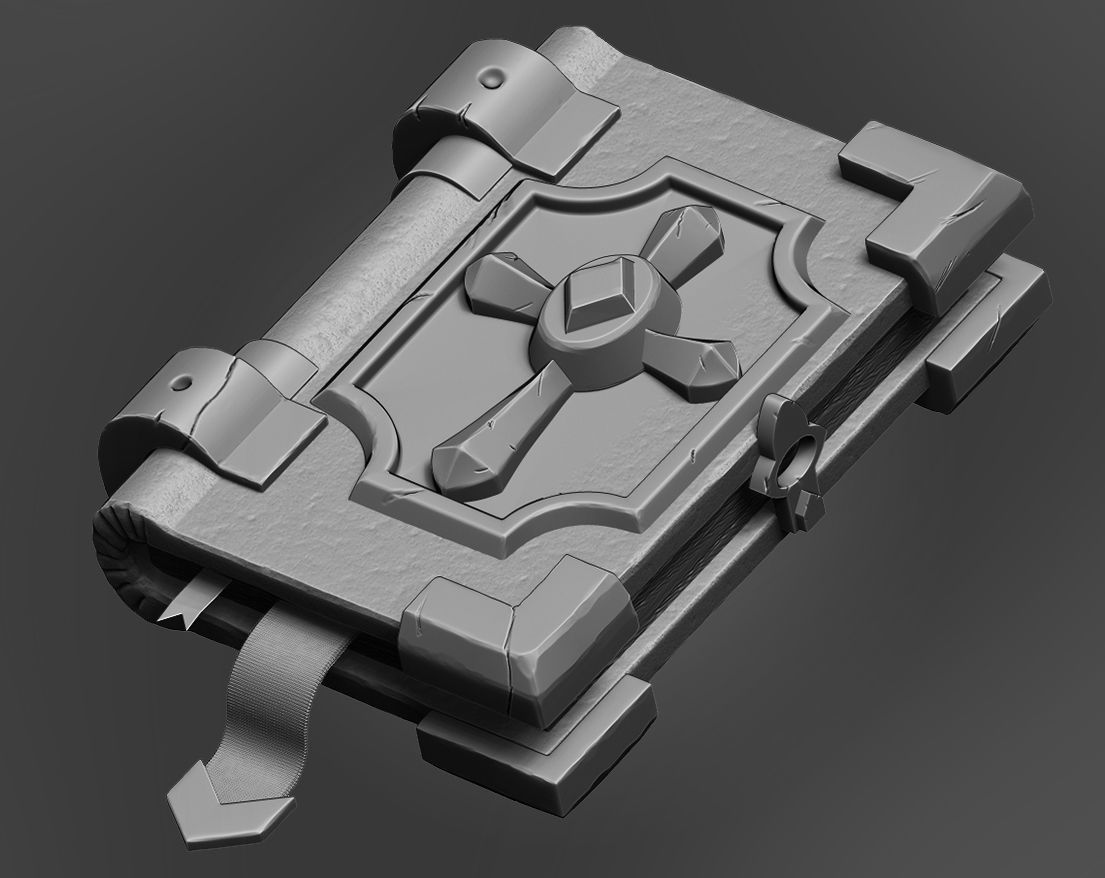 Unpainted Medieval Book image 2