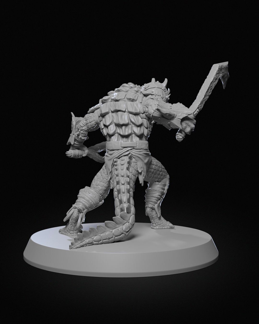 Unpainted Arak Warrior 01 image 1