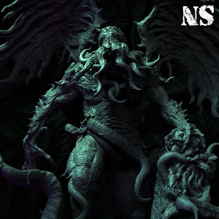 Unpainted Cthulhu - The Sleeper of R'lyeh