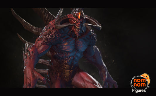 Unpainted Nom Nom Dark Lord Diablo image 0
